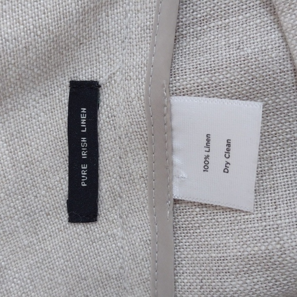 Talbot's Pure Irish Linen Classic Side Zip Ankle Pants Size 2 NEW - Picture 9 of 11